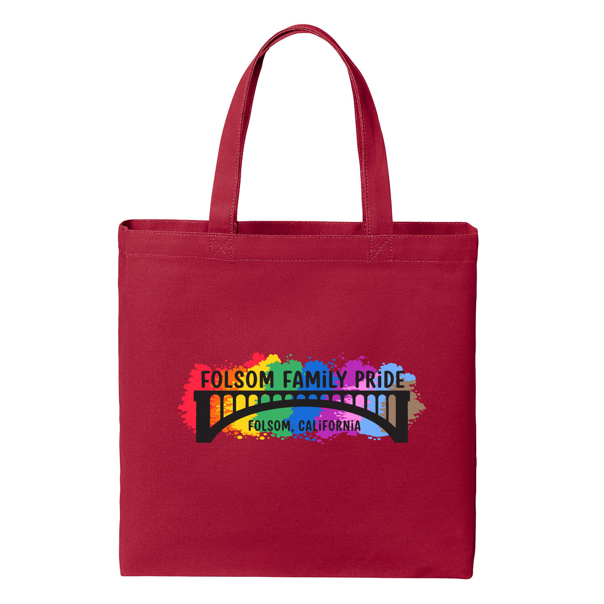 Folsom Family Pride 2026 Red Tote Bag