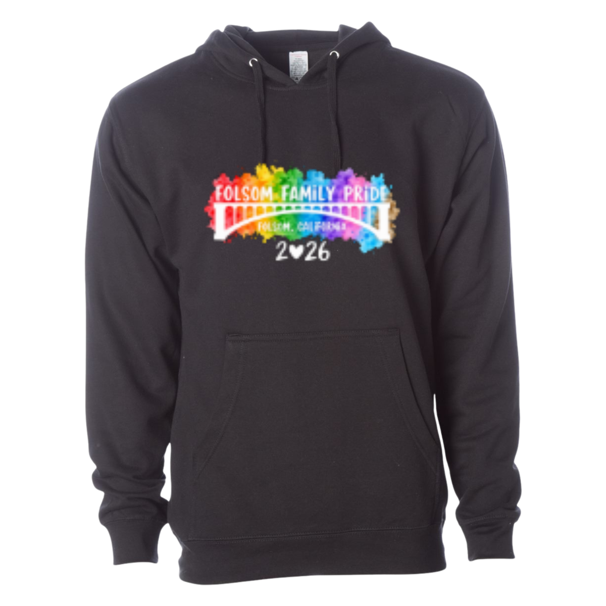 Folsom Family Pride 2026 Hoodie –  Black