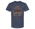 BBQ Good Times – Low & Slow Unisex Tee - Heather Denim