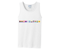 Pride Flags White Adult Tank Top
