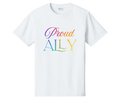 Proud Ally White Graphic T-Shirt